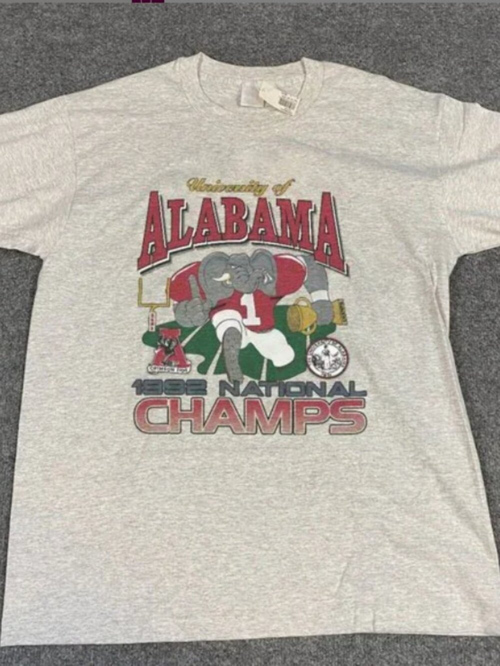 Vintage 1992 Alabama Crimson Tide Champ Shirt, University of Alabama Shirt tee